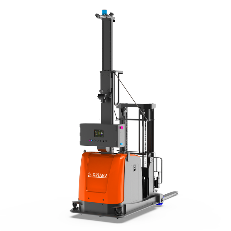 Cold storage version of balance weight unmanned forklift AGV car